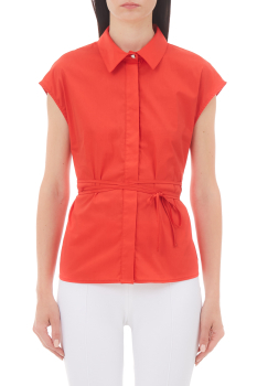 LIU·JO camisa sin mangas color rojo naranjado - 1