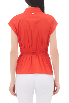 LIU·JO camisa sin mangas color rojo naranjado - 2