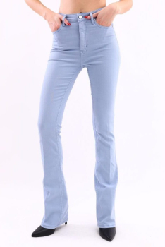 MET jeans bootcut color celeste