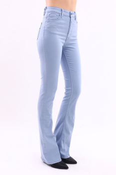 MET jeans bootcut color celeste - 2