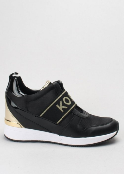 MICHAEL KORS sneaker en topolino color negro con  cinta elástica con logo - 1